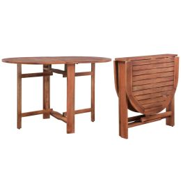 Garden Table 47.2"x27.6"x29.1" Solid Acacia Wood
