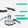 QKAMOR Retractable Dog Leash with Poop Bags Holder for Small Medium Dogs, 16FT/5M