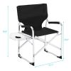 90*60*50cm 120kg Alumina Flat Tube Director Chair Without Carrying Bag Black YJ