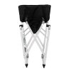 90*60*50cm 120kg Alumina Flat Tube Director Chair Without Carrying Bag Black YJ