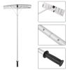 Lightweight Snow Shovel Roof Rake 20FT Extension Poly Blade Adjustable Telescoping Handle--YS