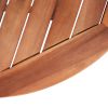 Garden Table 47.2"x27.6"x29.1" Solid Acacia Wood