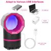 Electric Mosquito Killer Light Indoor Bug Zapper Fruit Fly Insect Trapper UV Light Trap Lamp w/ USB Cable