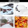 Extendable Aluminum Snow Rake, 5ft-20ft Sturdy Lightweight PP Snow Removal Tool with Wide Blade & 5-Section Tubes & TPE Anti-Skid Handle--YS
