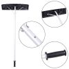 Extendable Aluminum Snow Rake, 5ft-20ft Sturdy Lightweight PP Snow Removal Tool with Wide Blade & 5-Section Tubes & TPE Anti-Skid Handle--YS