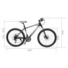 [Camping Survivals] 26-Inch 21-Speed Olympic Mountain Bike Black And White (Do not sell on Amzaon)