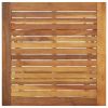 Folding Garden Table 23.6"x23.6"x29.5" Solid Acacia Wood