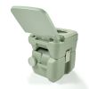 Lightweight Portable Toilet,  Flushable Camping Toilet, Sanitary Outdoor Travel Toilet for Tents Boats Semi Trucks RV Campers