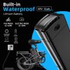 Electric Bike 500W Electric Commuter Bikes, Folding Mini Ebike 14'' Electric Bicycle with 48V 18Ah Battery, 21MPH Adults/Teens City E Bike