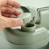Lightweight Portable Toilet,  Flushable Camping Toilet, Sanitary Outdoor Travel Toilet for Tents Boats Semi Trucks RV Campers