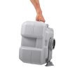 Lightweight Portable Toilet,  Flushable Camping Toilet, Sanitary Outdoor Travel Toilet for Tents Boats Semi Trucks RV Campers