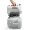 Lightweight Portable Toilet,  Flushable Camping Toilet, Sanitary Outdoor Travel Toilet for Tents Boats Semi Trucks RV Campers