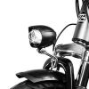 Electric Bike 500W Electric Commuter Bikes, Folding Mini Ebike 14'' Electric Bicycle with 48V 18Ah Battery, 21MPH Adults/Teens City E Bike
