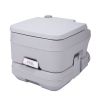 Lightweight Portable Toilet,  Flushable Camping Toilet, Sanitary Outdoor Travel Toilet for Tents Boats Semi Trucks RV Campers