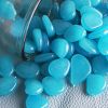 100Pcs Aquarium Glow in the Dark Artificial Pebbles Luminous Stones Garden Decor