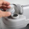 Lightweight Portable Toilet,  Flushable Camping Toilet, Sanitary Outdoor Travel Toilet for Tents Boats Semi Trucks RV Campers