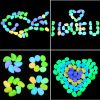 100Pcs Aquarium Glow in the Dark Artificial Pebbles Luminous Stones Garden Decor