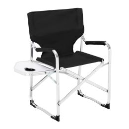90*60*50cm 120kg Alumina Flat Tube Director Chair Without Carrying Bag Black YJ